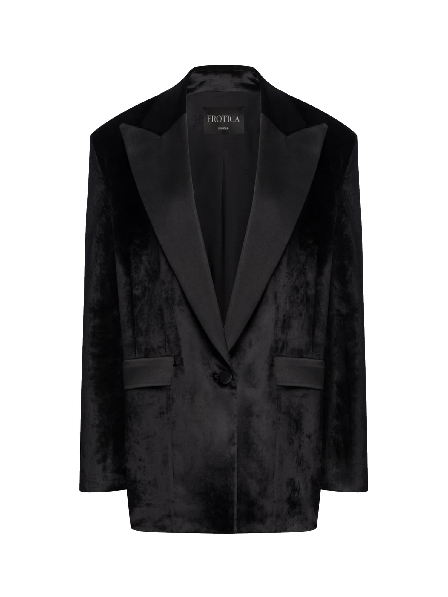Suit in velluto DJP02 VS0040D999 DONDUP 