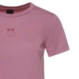T-shirt con logo Love Birds 100355 A339Q48 PINKO 