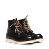 Stivali stringati Shark in pelle SHARK VITELLOBLACK GIULIANO GALIANO 