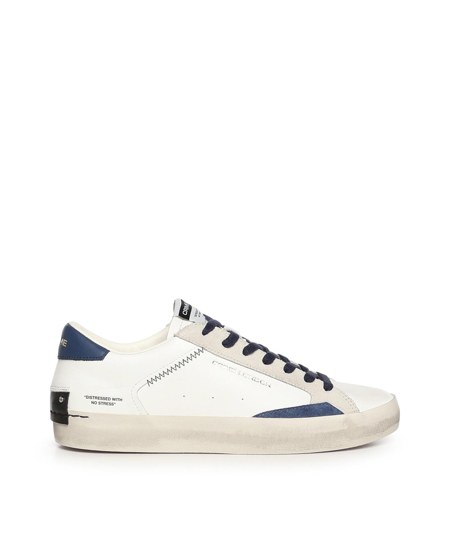 Sneaker Distressed Lo 19003PP8B WHITE CRIME LONDON 