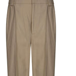 Pantaloni Abby in gabardina di viscosa DP883 IF0049DXXX010 DONDUP 