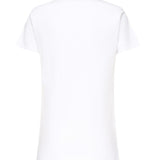 T-shirt con ricamo logo lettering 101752 A2RDZ04 PINKO 