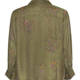 Camicia Floral Camp in misto viscosa<BR/><BR/> FOSS26SR01313 0480 FOUND 