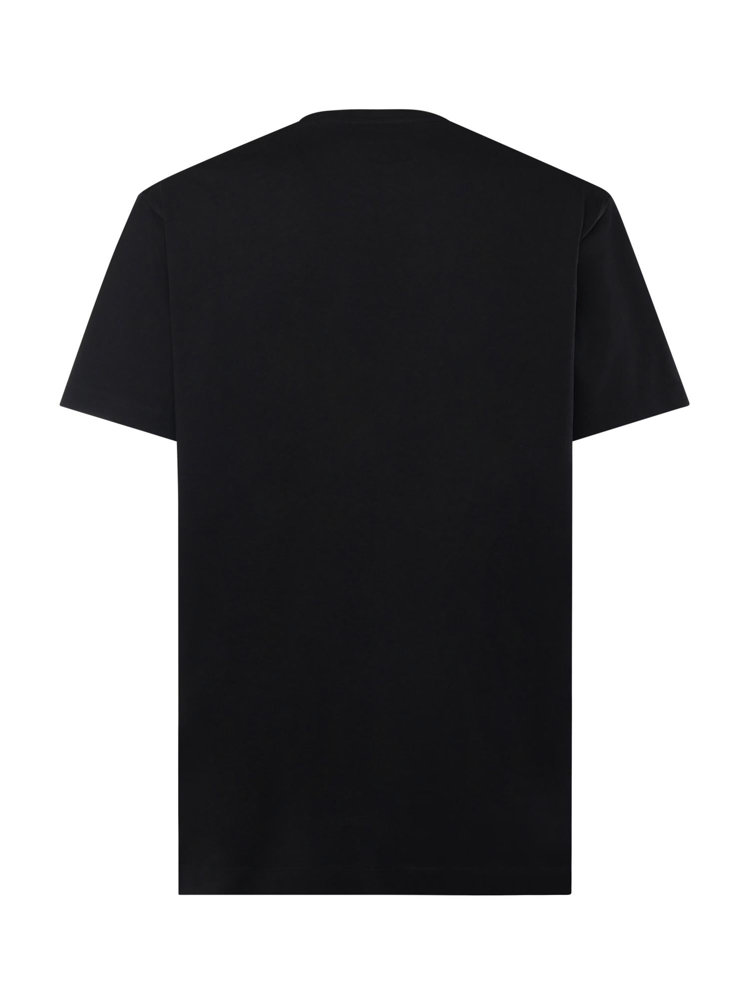 T-shirt in jersey con logo<BR/> S74GD1522 D20106900 DSQUARED2 