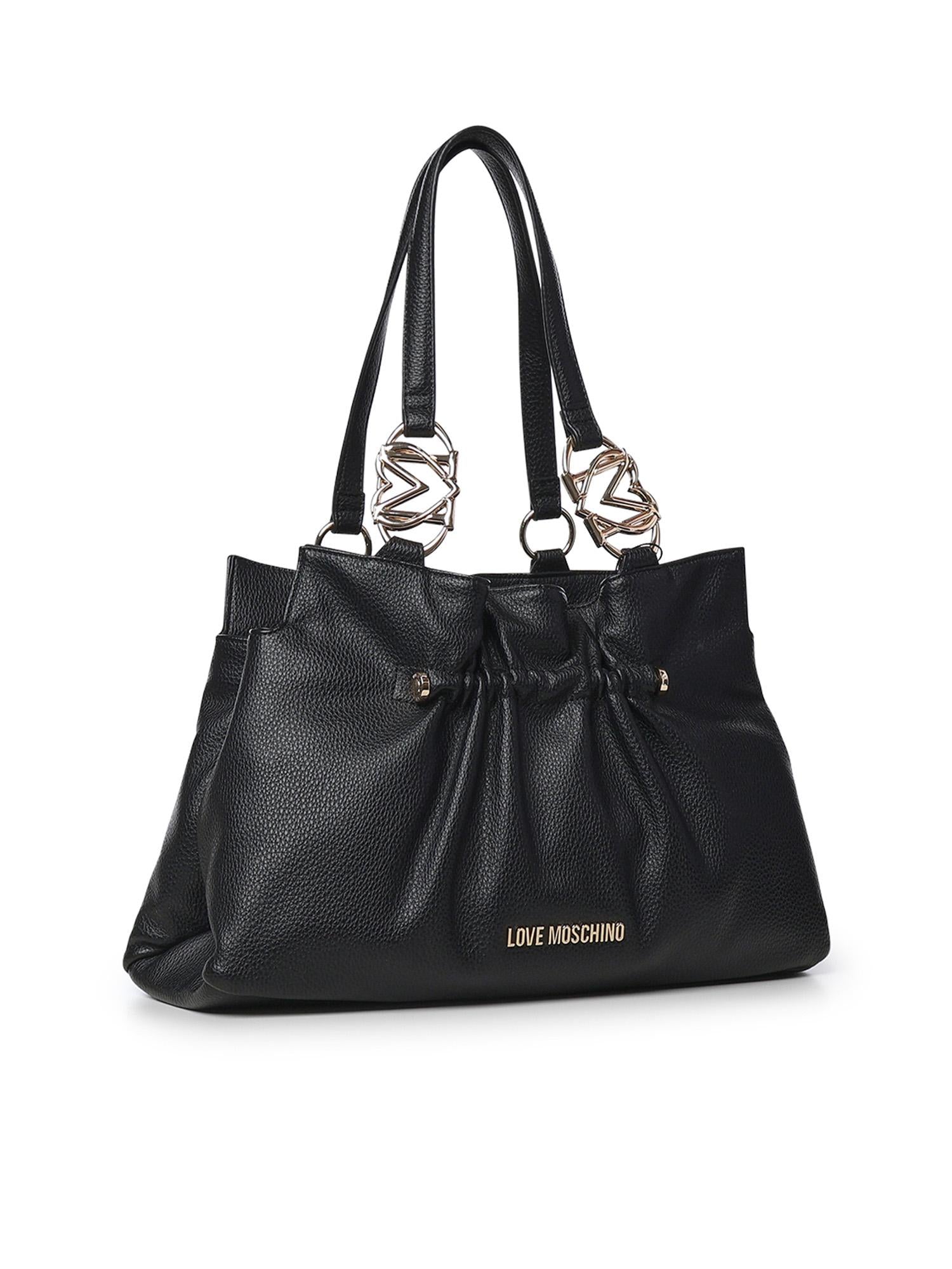 Borsa a spalla con logo JC4009PP1OLB0 000 LOVE MOSCHINO 