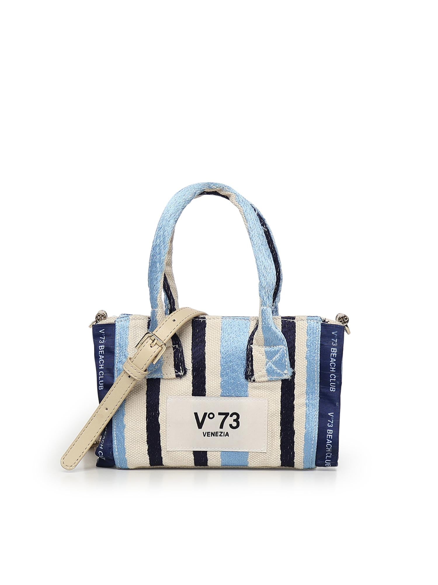 Mini bag con logo 73BS9MV03R ILENEAZZURRO/MULTICOLOR V° 73 