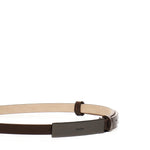 Cintura in pelle con placca logata 2514501013600 004 MAX MARA 