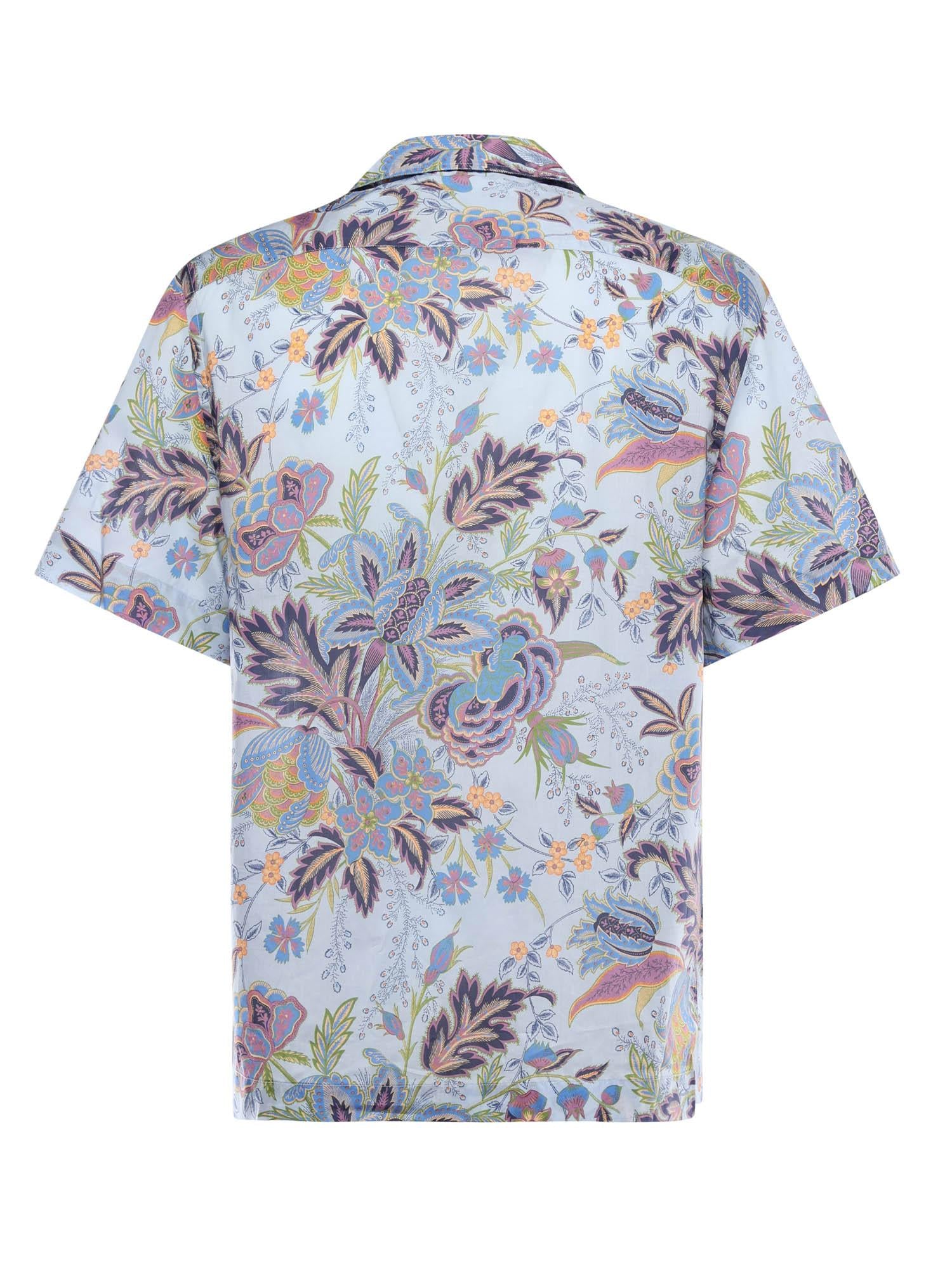 Camicia bowling in popeline di cotone MRIC0013 99SA5K9X0880 ETRO 