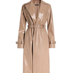 Trench in ecopelle spalmato F0W3WT FUSW7M0179 DOLCE & GABBANA 