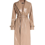 Trench in ecopelle spalmato F0W3WT FUSW7M0179 DOLCE & GABBANA 