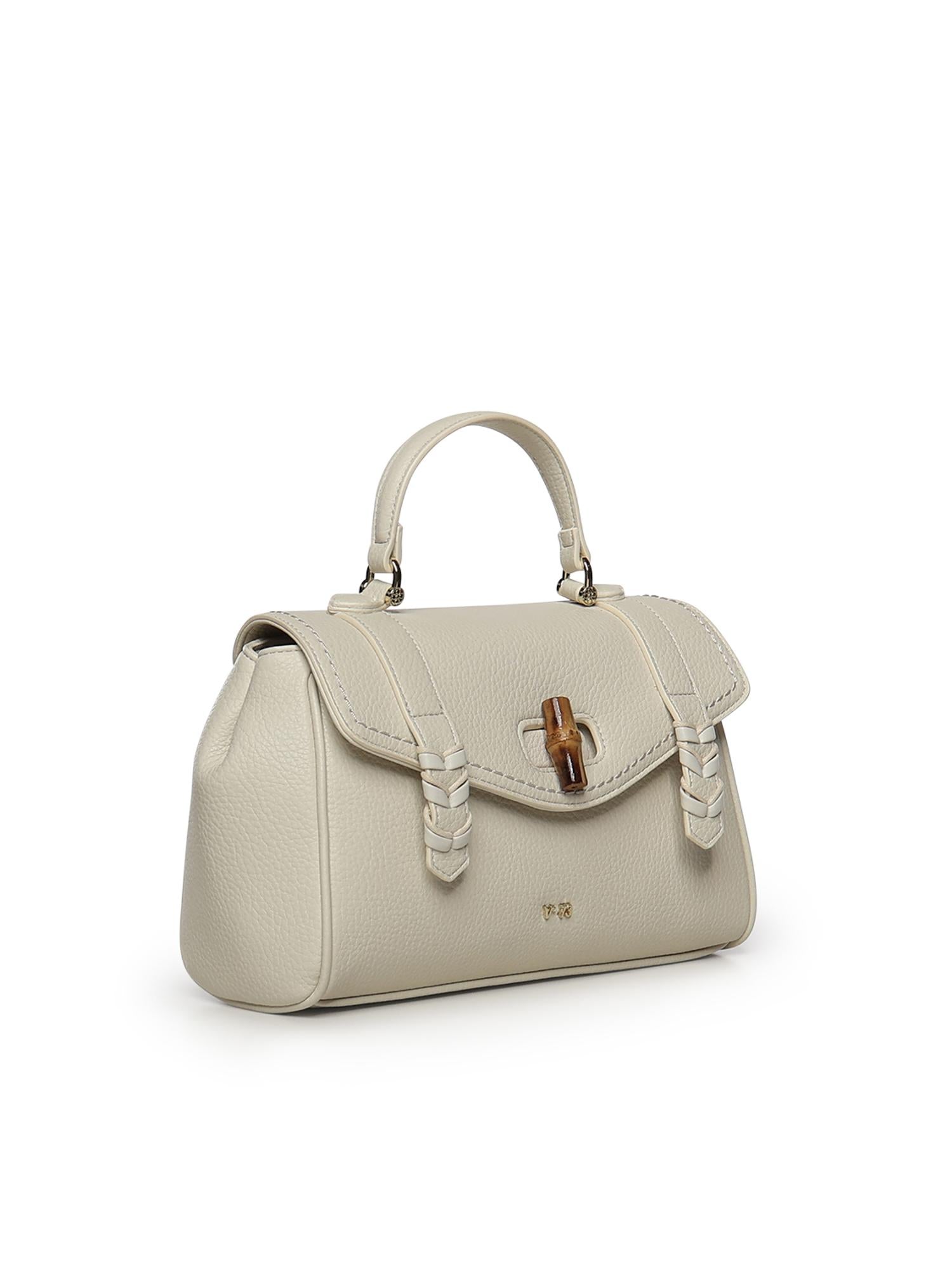 Borsa Beatrice con logo 73BS9M604 BEATRICEOFF WHITE V° 73 