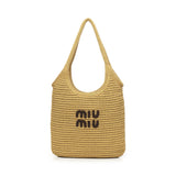 Tote bag IVY con logo 5BG231 ACQYF04GL MIU MIU 