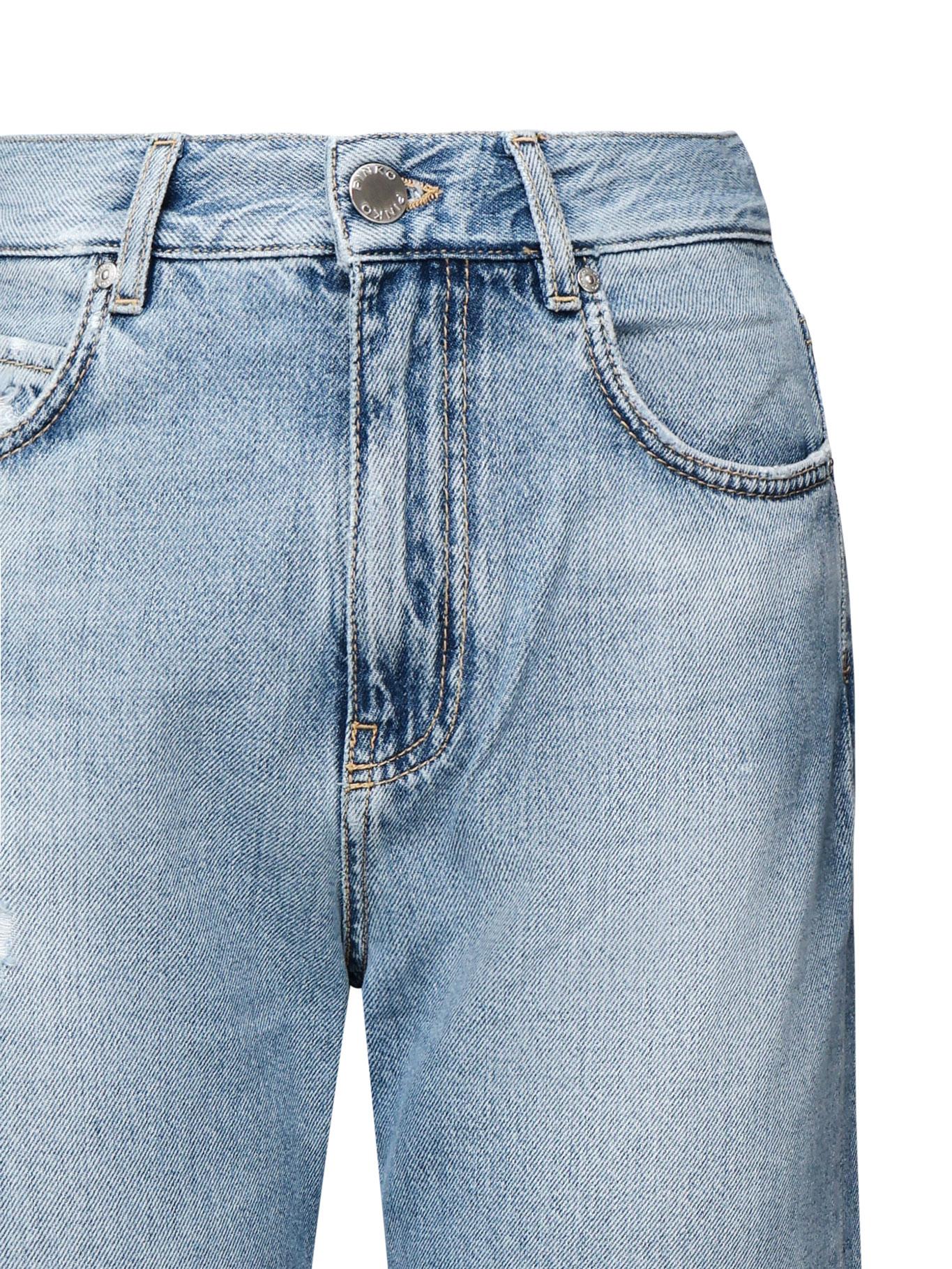 Jeans palazzo in denim soft 101733 A2DZPJV PINKO 