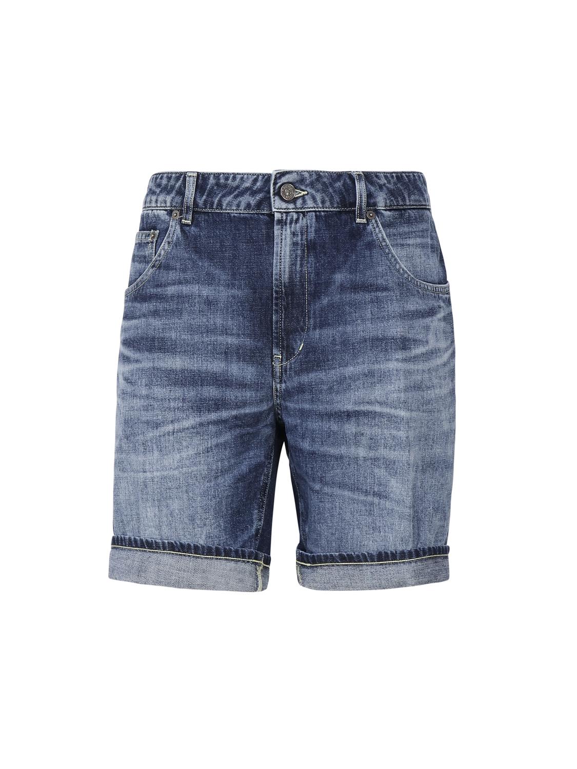 Bermuda in cotone Dereck UP454DF0261U GY6800 DONDUP 