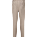 Pantaloni jogger in twill di misto lino fiammato MRED0006 99TUCI7M0121 ETRO 