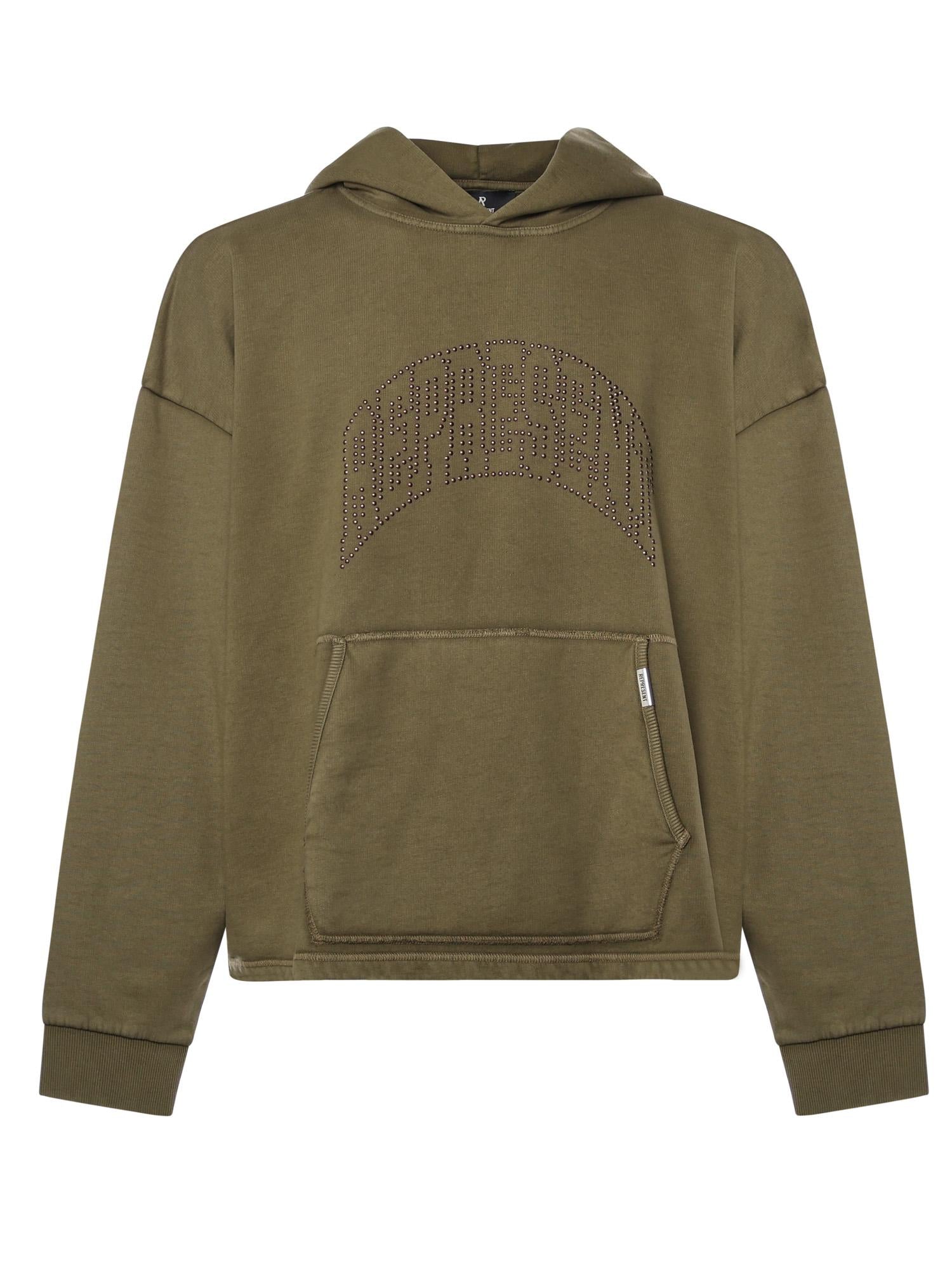 Felpa Embellished in cotone MLM100437 59 REPRESENT 