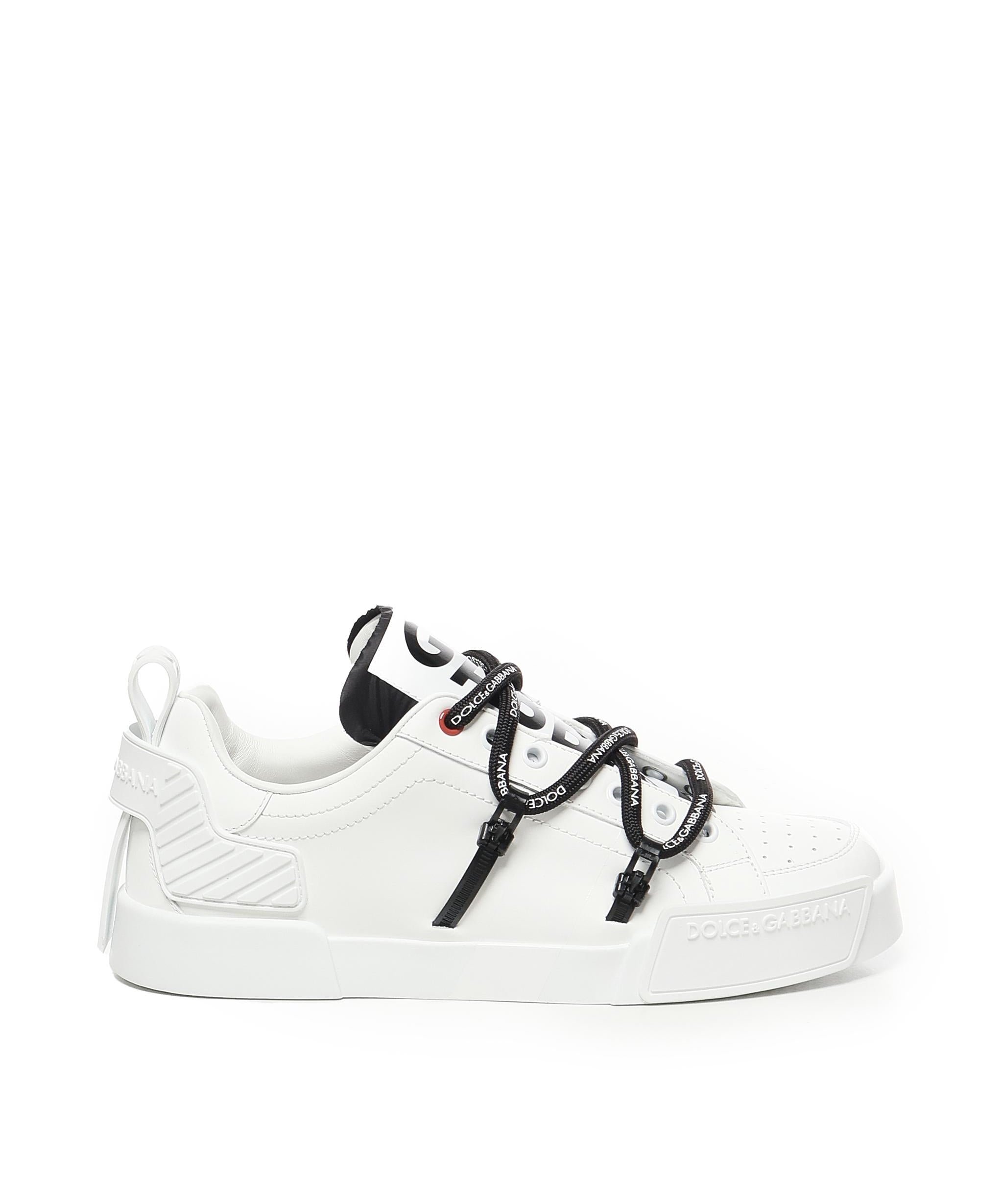 Sneaker Portofino in vitello e vernice CS2328 AJ98689697 DOLCE & GABBANA 