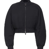 Giacca bomber con maiche a palloncino T162015A TNC171BLACK THE ANDAMANE 