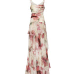 Abito lungo stampa floreale<BR/> 5GGK31 7310AP0JD MARCIANO BY GUESS 