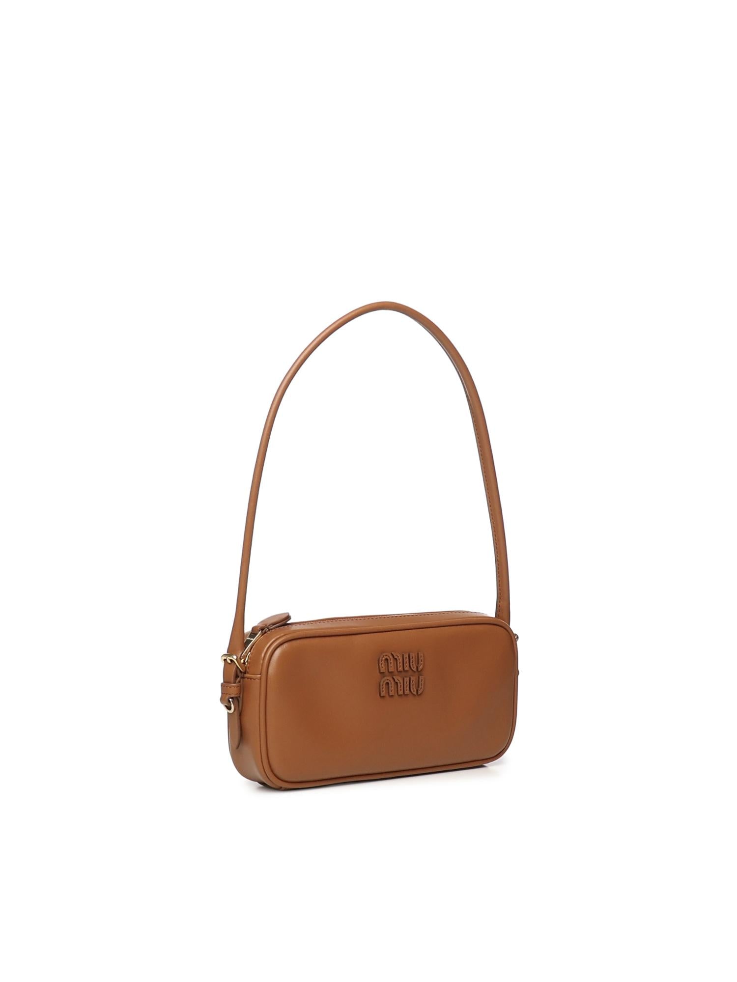 Pouch in pelle 5NE024 AF8WF0046 MIU MIU 