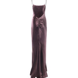 Abito lungo Ninfea T180130A TNV127MAUVE THE ANDAMANE 