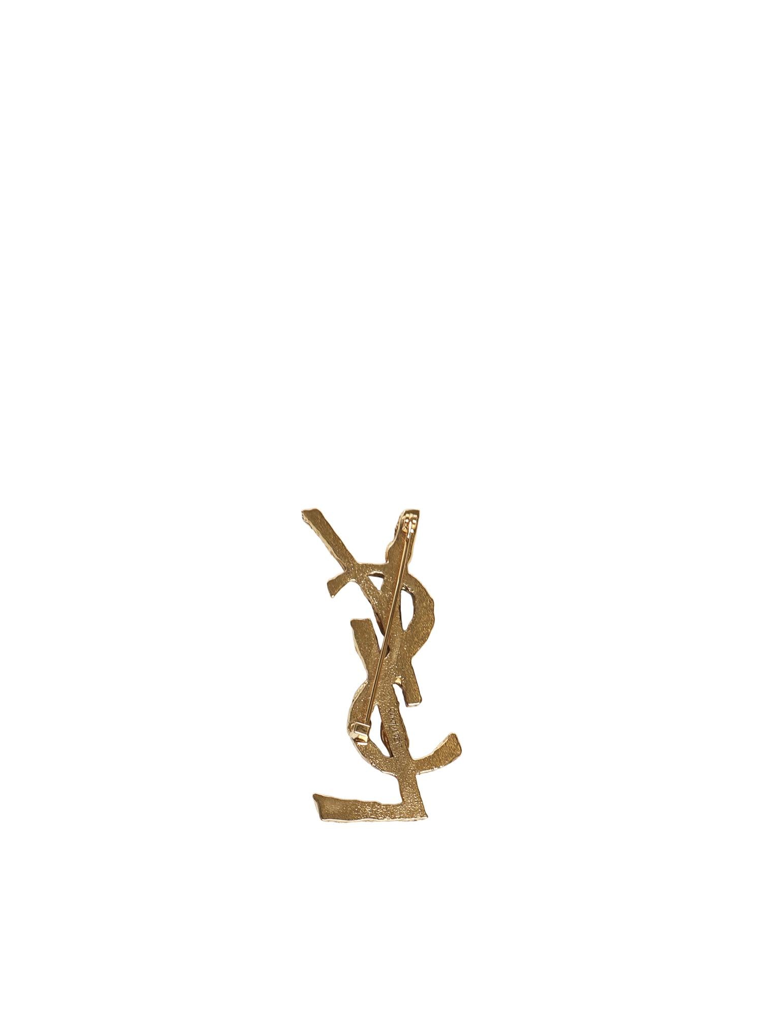 Spilla Cassandre in metallo 833952 YOTPS7778 SAINT LAURENT 