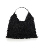 Borsa a spalla Nolita in shearling 30F5UY5H7F 001 MICHAEL MICHAEL KORS 