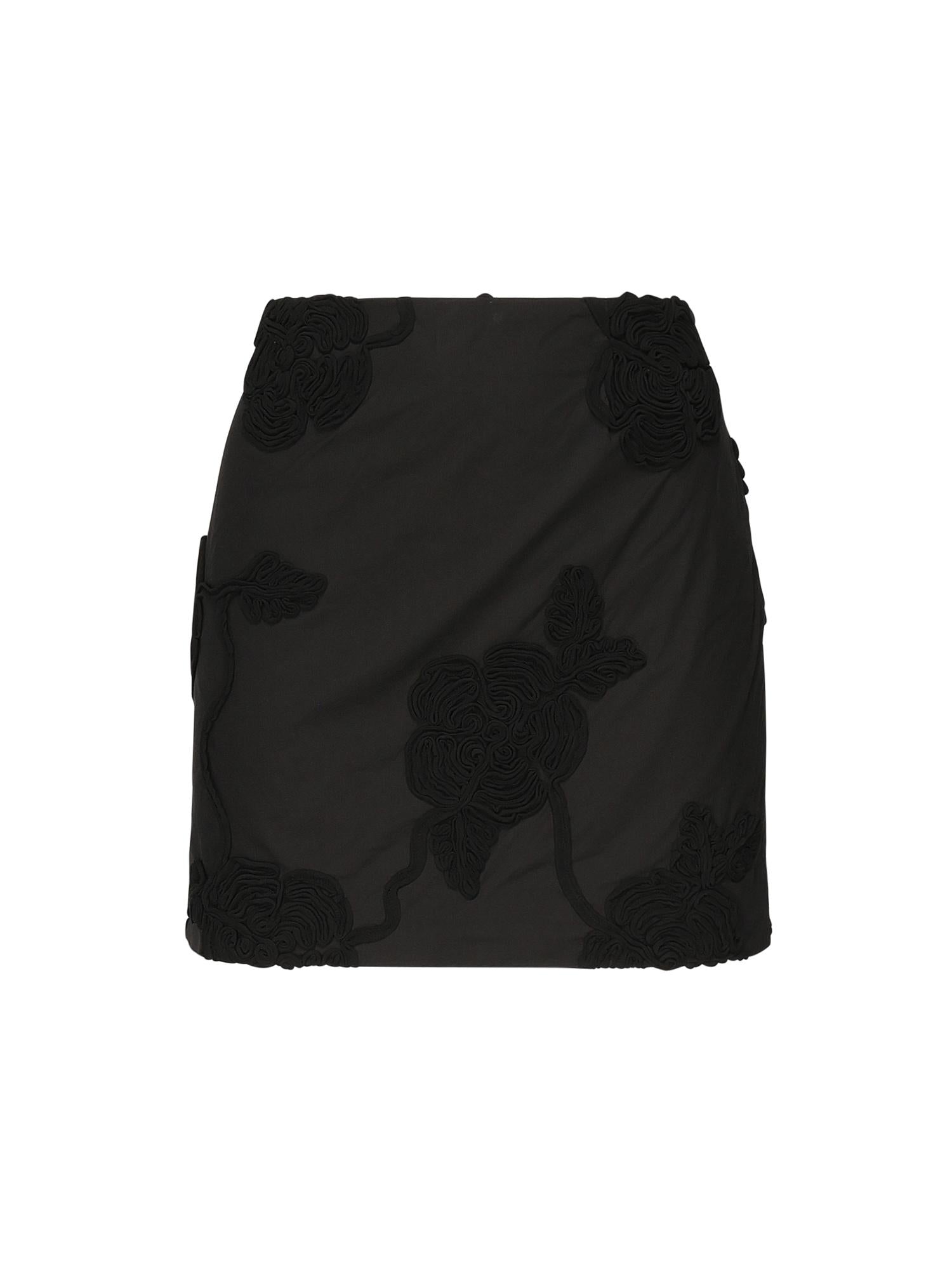 Minigonna in cotone<BR/> 114496 100 ROTATE 