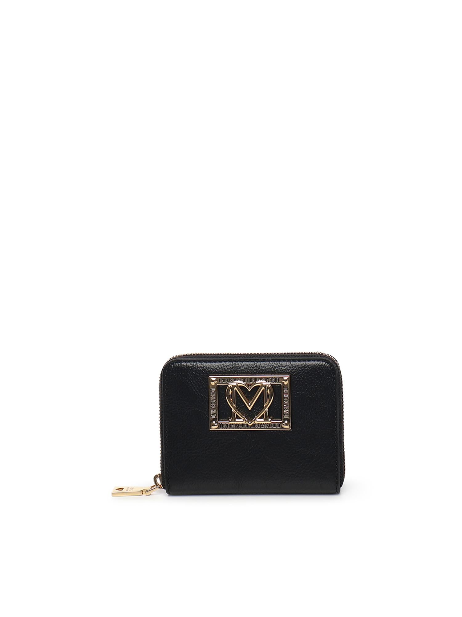 Portafoglio con logo JC5605PP1NLI0 000 LOVE MOSCHINO 