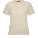 T-shirt in cotone con logo TSW00550AJ00029 131 JACQUEMUS 