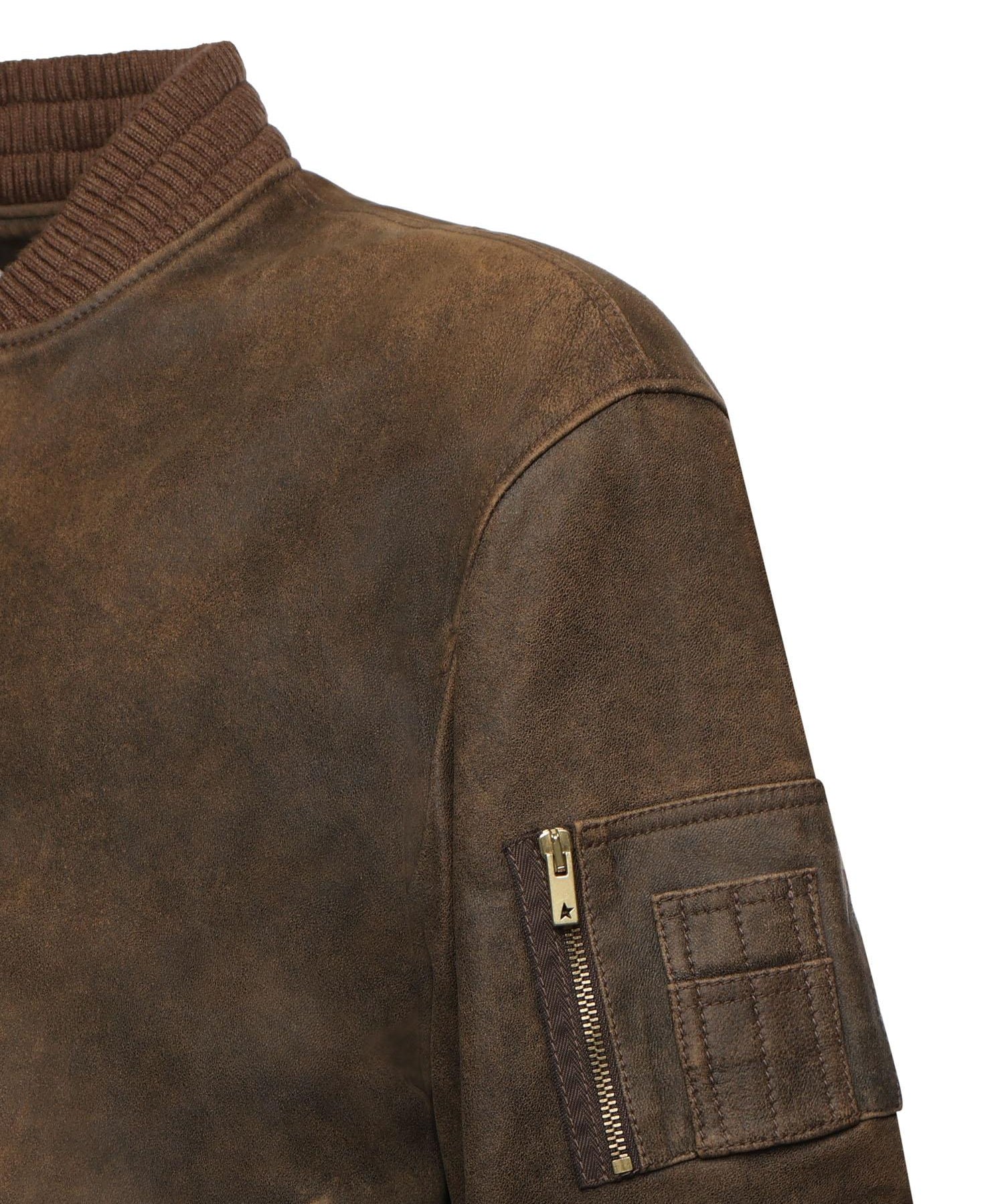 Bomber Orville in pelle GUP02489 P00216855260 GOLDEN GOOSE 