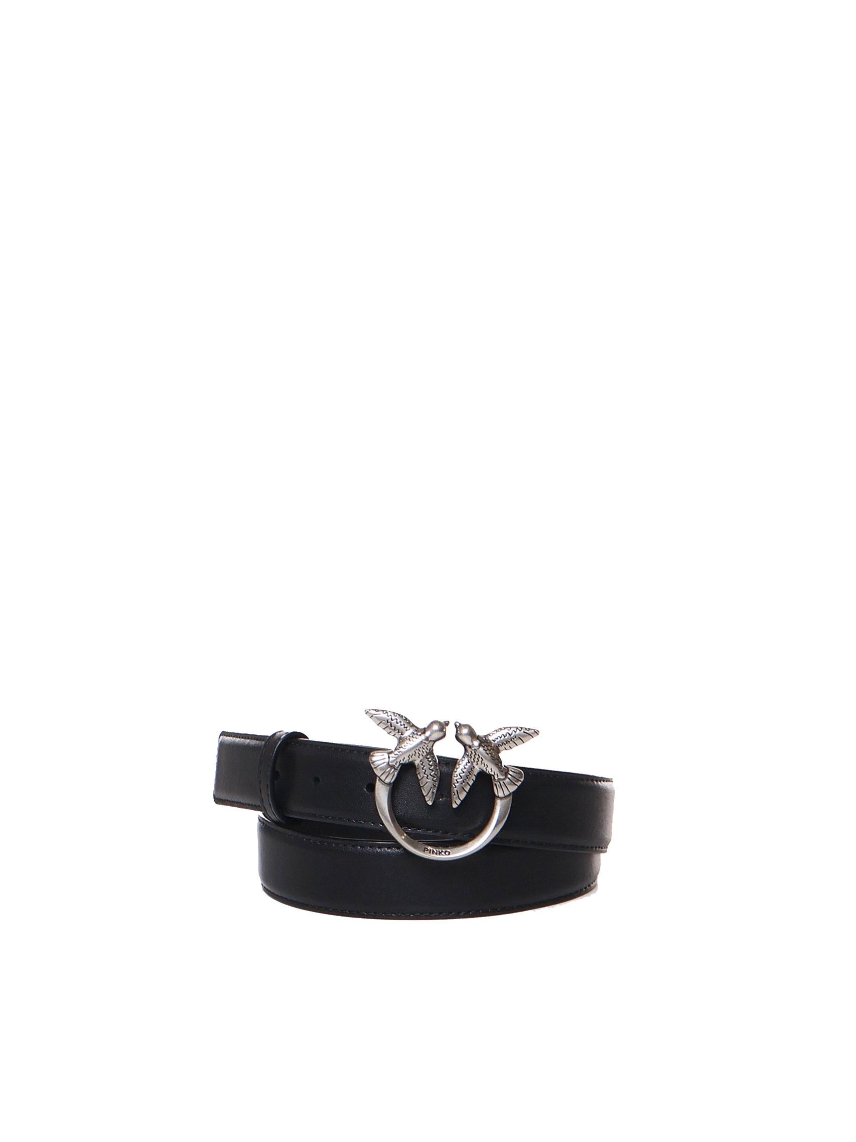 Cintura Love Birds in pelle 3cm 100125 A0F1Z99O PINKO 