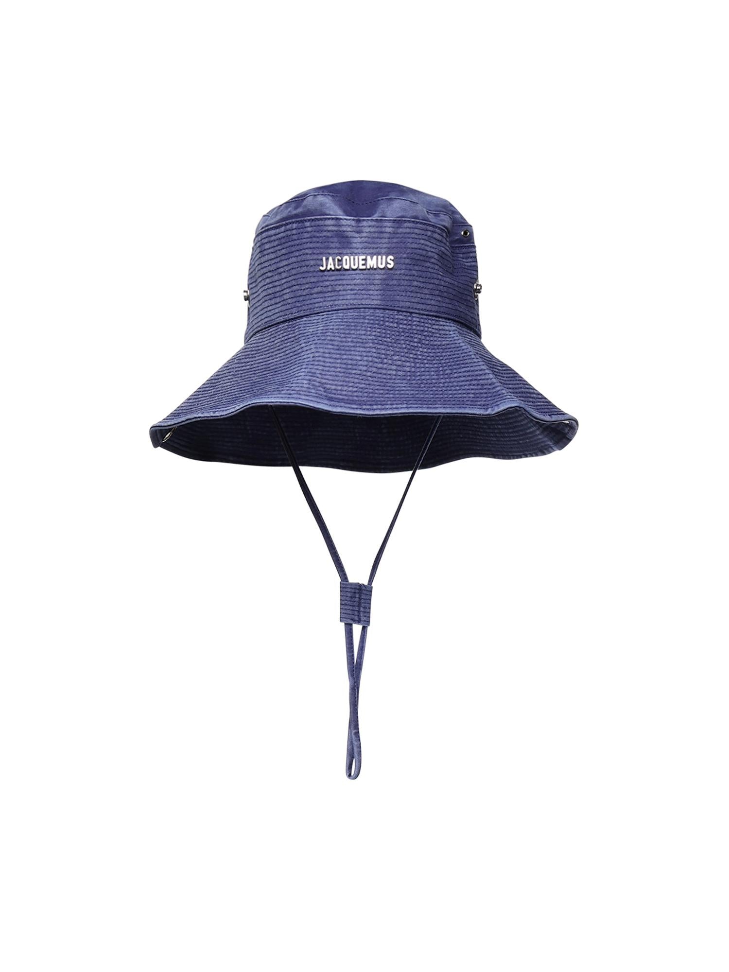 Cappello Le Bob De-Nîmes con logo ACU00721AD00061 330 JACQUEMUS 