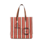 Shopping Bag Medium a righe 7VA657 AUGUF1SCQ FENDI 