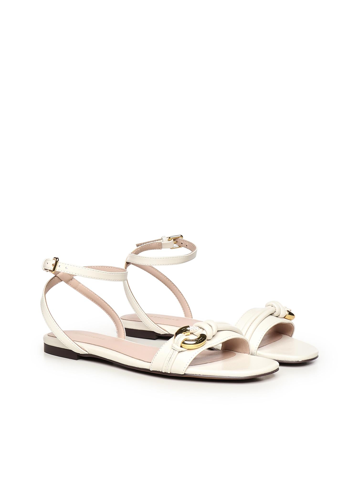 Sandali flat in pelle E4U7S180201 N17 COCCINELLE 