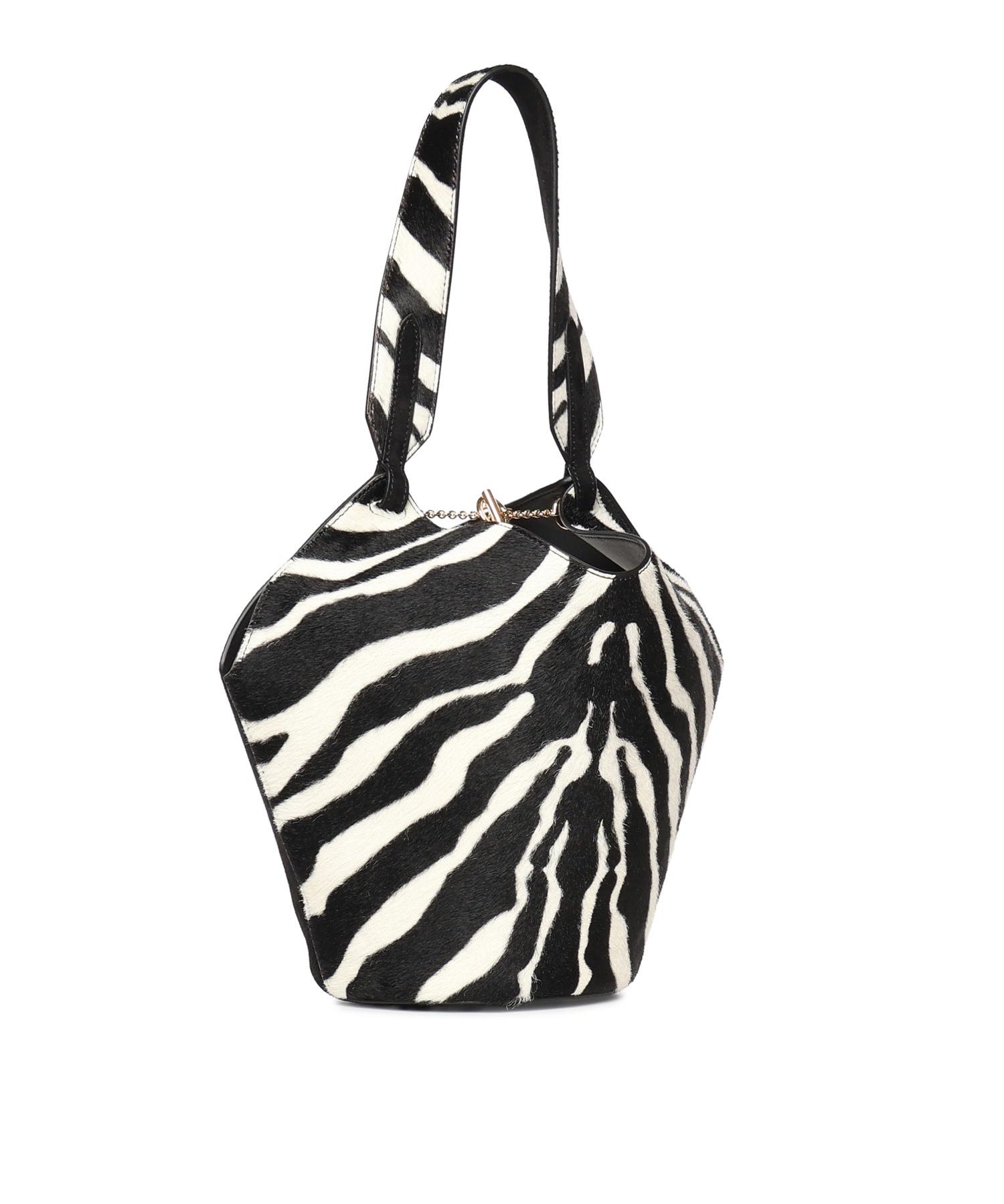 Borsa Lotus Mini in cavallino e suede H2056 1002294 KHAITE 