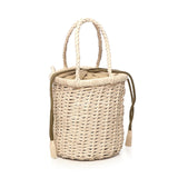 Borsa a secchiello "Lina mini" in pelle 8704 NATURAL DRAGON DIFFUSION 