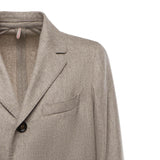 Cappotto monopetto in misto lana E2718F 10P SANTANIELLO 
