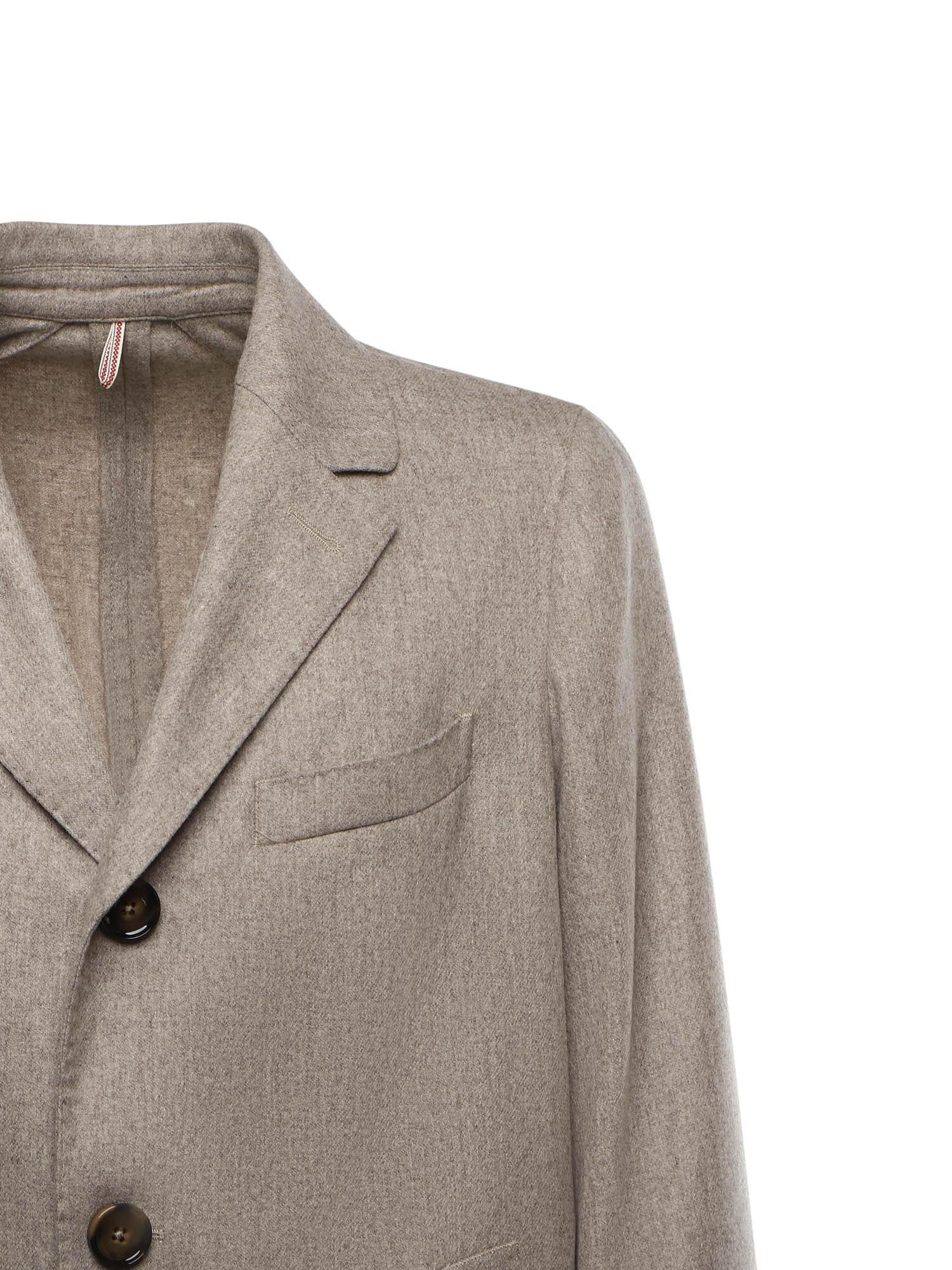 Cappotto monopetto in misto lana E2718F 10P SANTANIELLO 