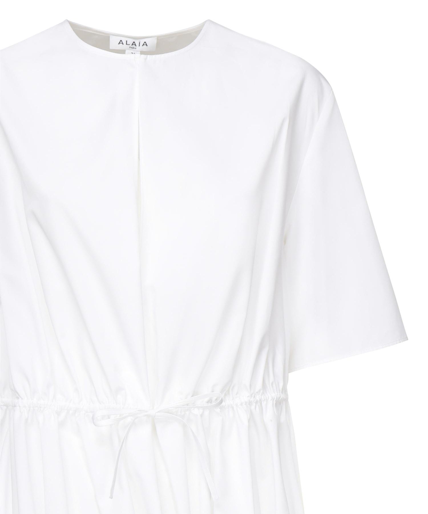 Abito t-shirt arricciato AA9R2659T611B 000 ALAIA 