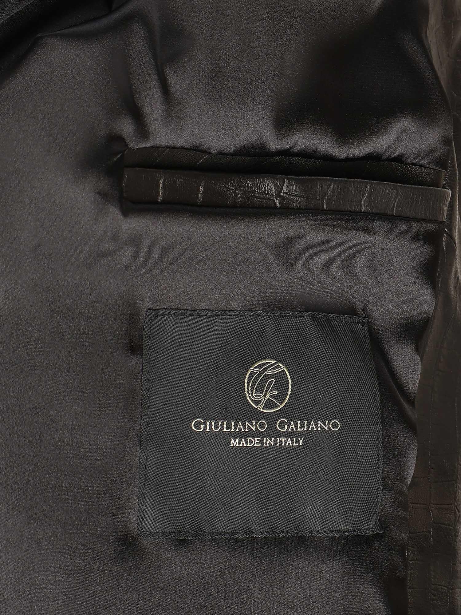 Bomber GoodFellas in pelle MIAMI VICE COCCONERO GIULIANO GALIANO 