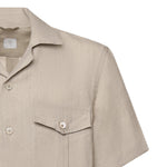 Camicia in lino M75CAMM04TES0I139 02NN ELEVENTY 