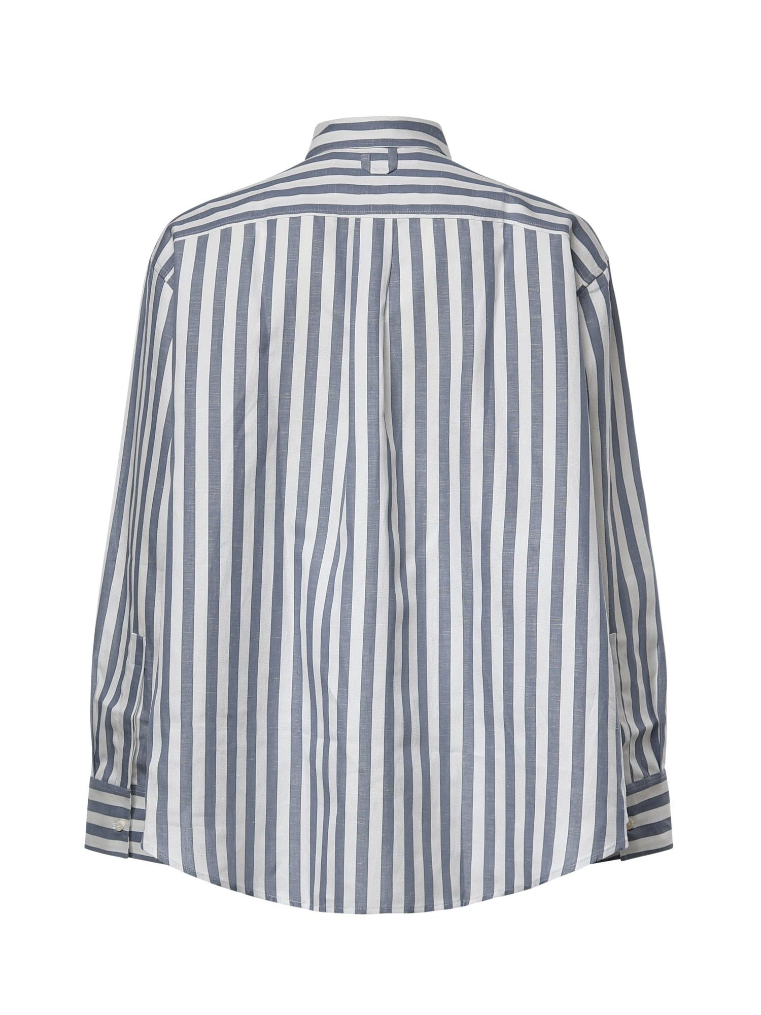 Camicia La Chemise Voilier a righe in cotone e lino SHM00624AW00855 3JK JACQUEMUS 