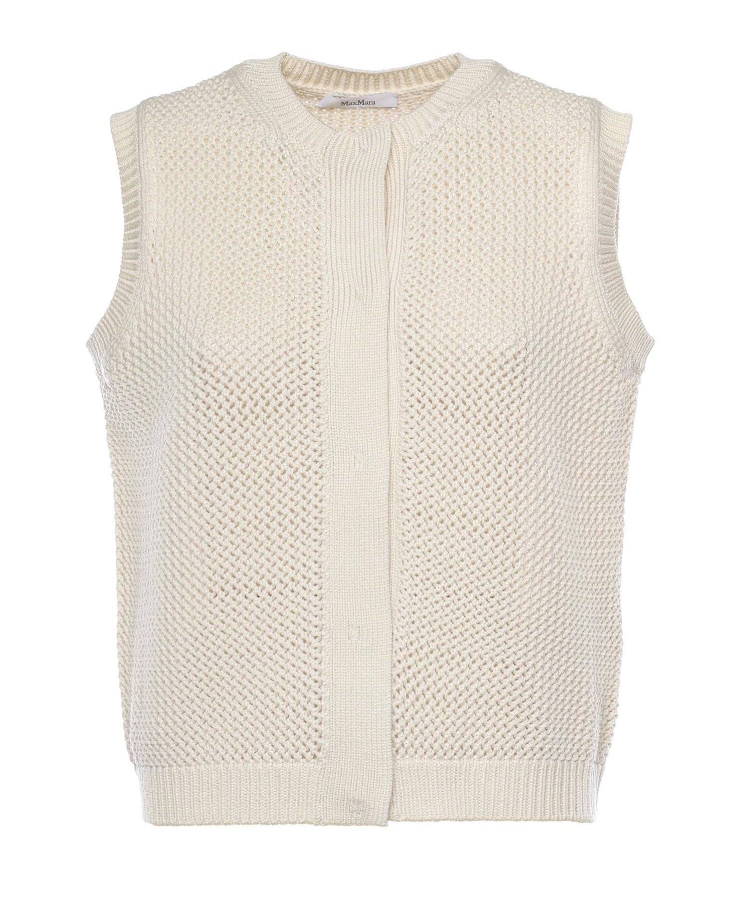 Top in misto seta 2611351018600 001 MAX MARA 