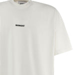 T-shirt con logo lettering TS001001 WHT BONSAI 