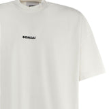 T-shirt con logo lettering TS001001 WHT BONSAI 