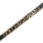 Cintura in pelle di vitello con lettering BE1521 AM6818S070 DOLCE & GABBANA 