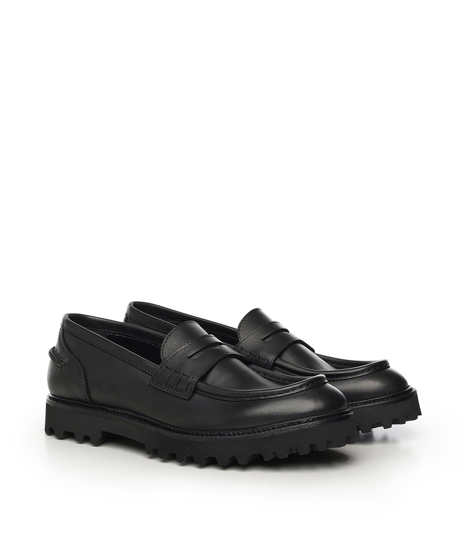 Mocassino Kobra in pelle KOBRA VITELLONERO GIULIANO GALIANO 