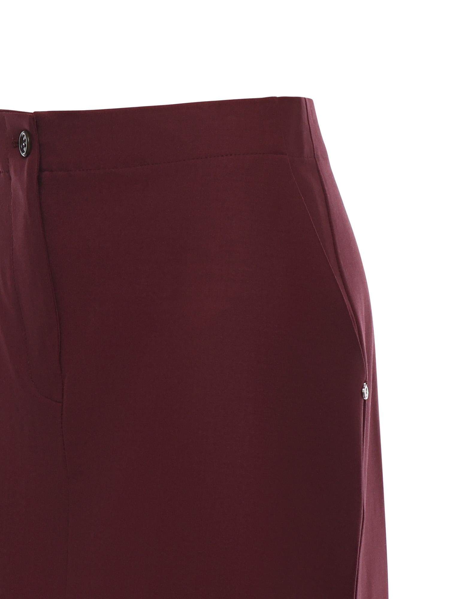 Minigonna taglio chino DN6266 ROUGE NOIRE OTTOD'AME 