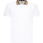 Polo con dettaglio Vintage Check 8071621 A1464 BURBERRY 